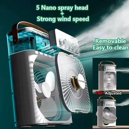 Portable Mini Air Conditioner Fan Humidifier